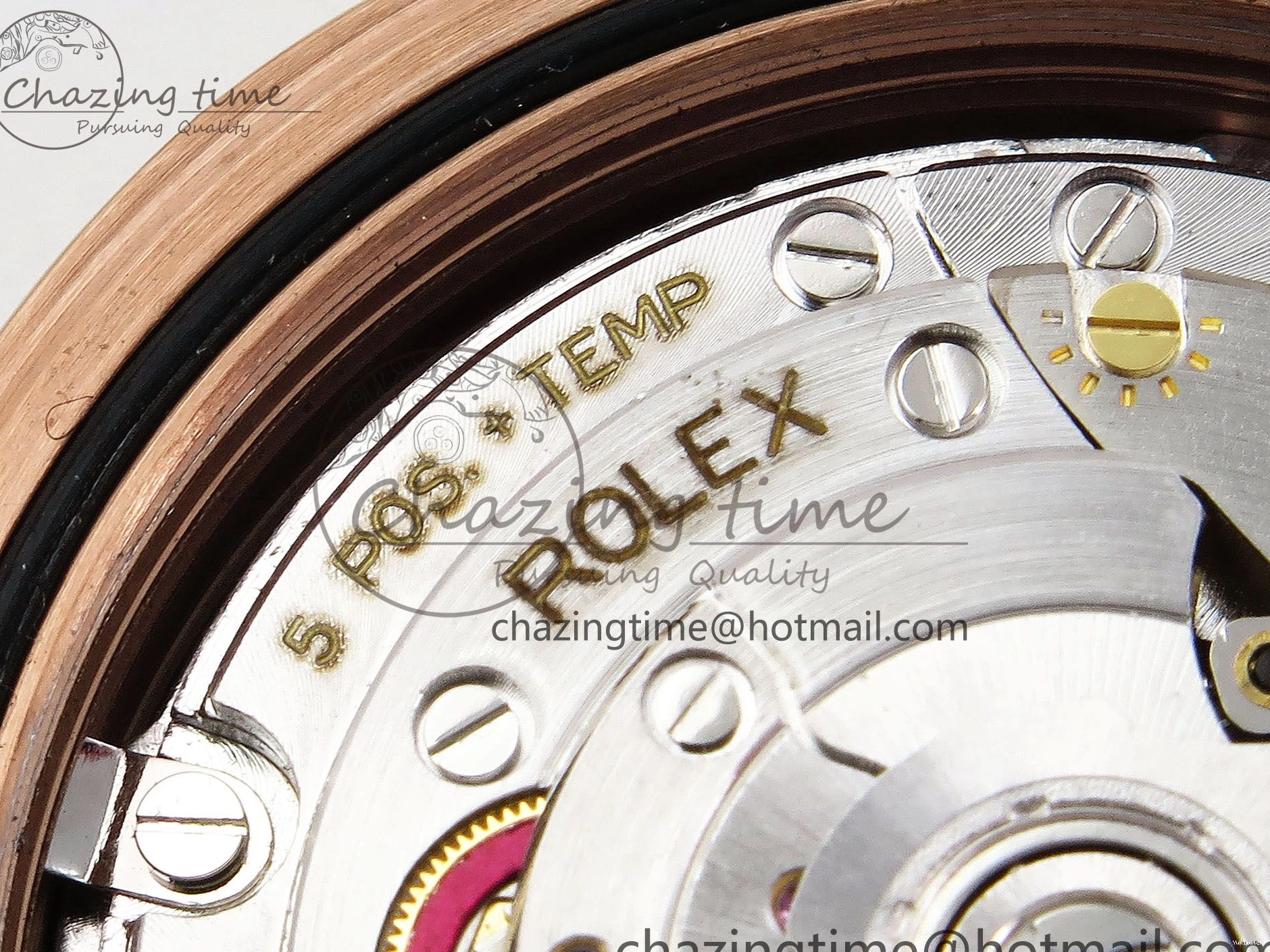 President Date JDF Stick Dial on V3 Steel 904L Bracelet Weight) RG Day (Gain 40 RG VR3255 0116